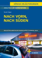 Nach vorn nach Süden von Sarah Jäger - Textanalyse und Interpretation - Cover