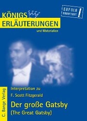 Der große Gatsby - The Great Gatsby von F. Scott Fitzgerald. Textanalyse und Interpretation. - Cover