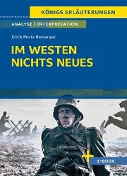Im Westen nichts Neues von Erich Maria Remarque - Textanalyse und Interpretation - Cover