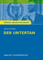 Der Untertan von Heinrich Mann. - Cover