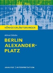 Berlin Alexanderplatz. Königs Erläuterungen. - Cover
