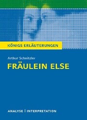 Fräulein Else. Königs Erläuterungen. - Cover