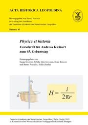 Physia et historia - Cover
