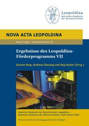 Ergebnisse des Leopldina-Förderprogramms VII - Cover
