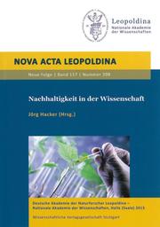 Nachhaltigkeit in der Wissenschaft - Cover