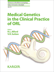 Medical Genetics in the Clinical Practice of ORL - Cover