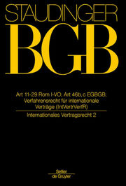 Art 11-29 Rom I-VO; Art 46 b, c EGBGB - Cover