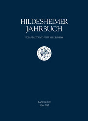 Hildesheimer Jahrbuch für Stadt und Stift Hildesheim Band 88/89 2016/2017