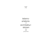 Lebens, Erlebnis- und Architekturskizzen aus fünf Jahrzehnten - Cover