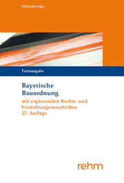 Bayerische Bauordnung Textausgabe - Cover