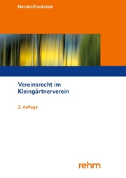 Vereinsrecht im Kleingärtnerverein - Cover