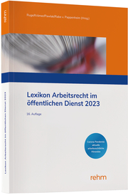 Lexikon Arbeitsrecht im öffentlichen Dienst 2023 - Cover