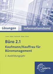 Büro 2.1 - Informationsband - 2. Ausbildungsjahr - Cover