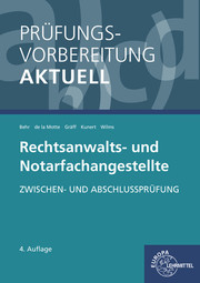 Prüfungsvorbereitung aktuell - Rechtsanwalts- und Notarfachangestellte - Cover