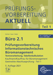 Büro 2.1 - Prüfungsvorbereitung aktuell Kaufmann/Kauffrau für Büromanagement - Cover