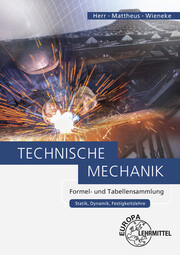 Technische Mechanik Formel- und Tabellensammlung - Cover
