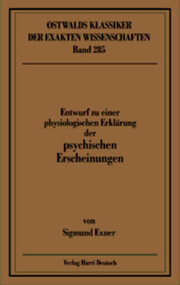 Entwurf zu einer physiologischen Erklärung der psychischen Erscheinungen (Exner)