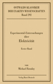 Experimental-Untersuchungen über Elektricität 1 - Cover