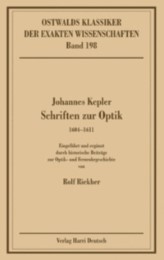 Schriften zur Optik 1604-1911 - Cover