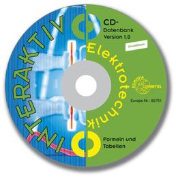 Elektrotechnik, Formeln und Tabellen interaktiv, CD-Datenbank, CD-ROM
