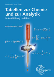 Tabellen zur Chemie und zur Analytik - Cover