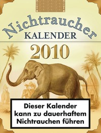 Nichtraucher-Kalender - Cover