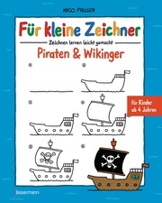 Für kleine Zeichner - Piraten & Wikinger - Cover