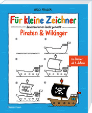 Für kleine Zeichner - Piraten & Wikinger - Abbildung 1