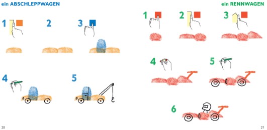 Fingerstempeln für kleine Künstler-Set - Fahrzeuge - Abbildung 3