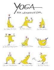 Yoga & und Wellness-Hühner - Illustrationen 2