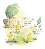 Yoga & und Wellness-Hühner - Illustrationen 3
