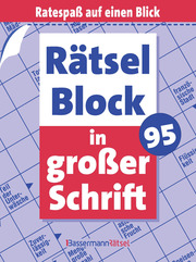Rätselblock in großer Schrift 95 - Cover