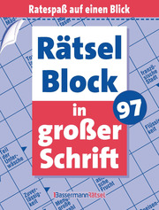 Rätselblock in großer Schrift 97 - Cover