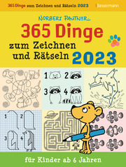 365 Dinge zum Zeichnen und Rätseln 2023 - Cover