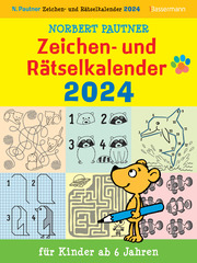 Zeichen- und Rätselkalender für Kinder ab 6 Jahren. ABK 2024