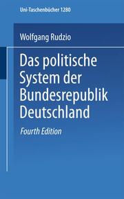 Das politische System der Bundesrepublik Deutschland - Cover