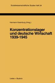 Konzentrationslager und deutsche Wirtschaft 1939-1945 - Cover