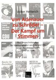Von Adenauer zu Schröder Der Kampf um Stimmen