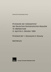 Protokolle der Volkskammer der Deutschen Demokratischen Republik