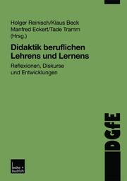 Didaktik beruflichen Lehrens und Lernens - Cover