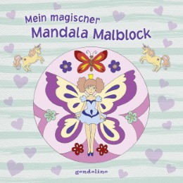 Mein magischer Mandala Malblock - Blumenelfe