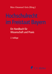 Hochschulrecht im Freistaat Bayern - Cover
