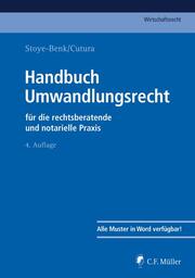 Handbuch Umwandlungsrecht - Cover