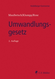 Umwandlungsgesetz - Cover
