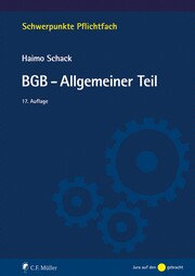 BGB-Allgemeiner Teil - Cover
