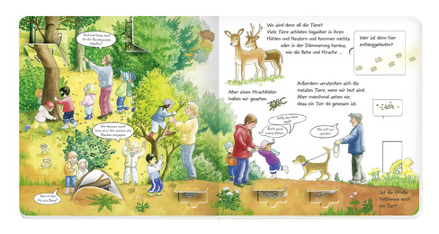 Mein Kindergartentag im Wald - Illustrationen 1
