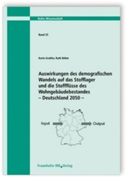 Auswirkungen des demografischen Wandels auf das Stofflager und die Stoffflüsse des Wohngebäudebestandes - Deutschland 2050 - Cover