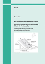Solarthermie im Denkmalschutz. Beitrag und Untersuchung zur Nutzung von Schiefer als Direktabsorber - Cover