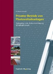 Privater Betrieb von Photovoltaikanlagen. - Cover