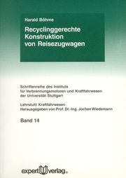 Recyclinggerechte Konstruktion von Reisezugwagen - Cover